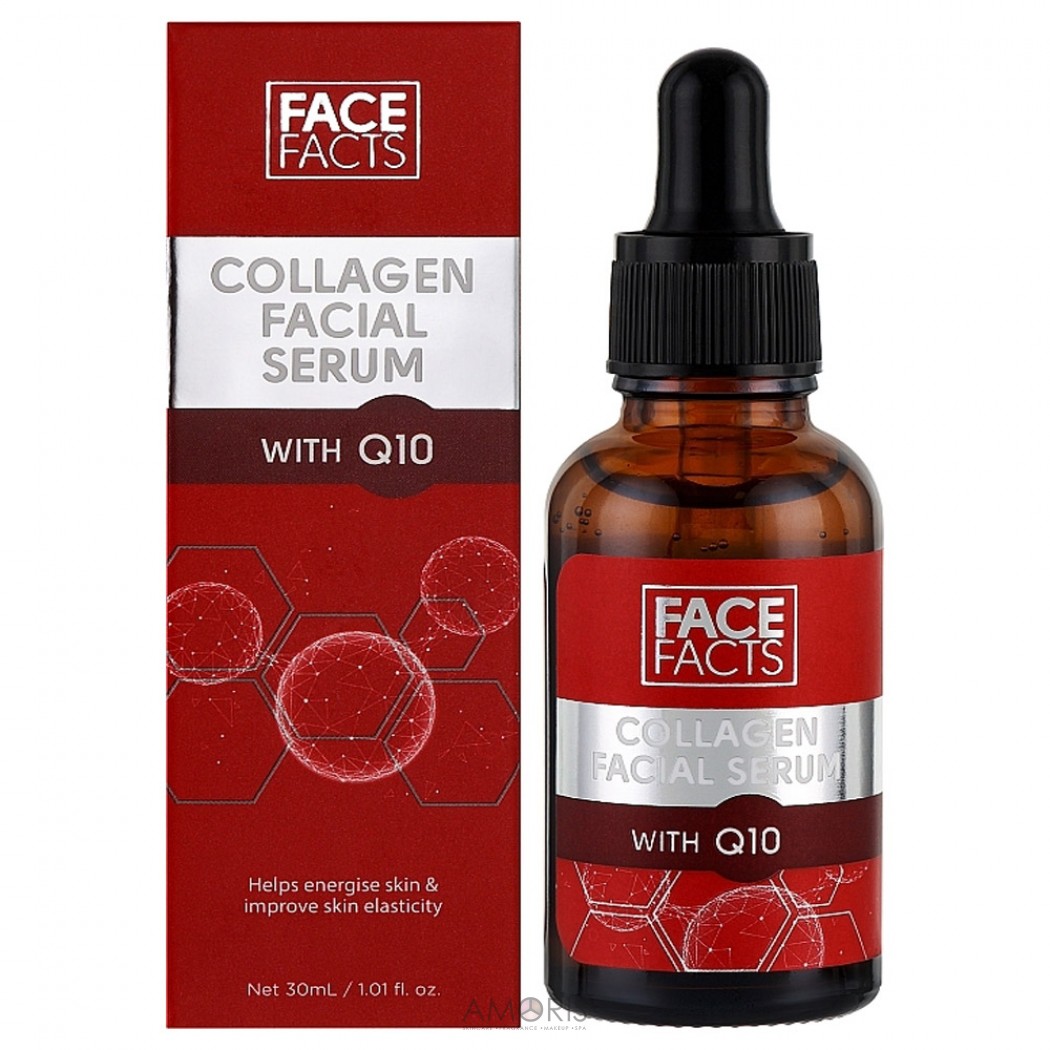 Сироватка для обличчя з колагеном та коензимом Q10